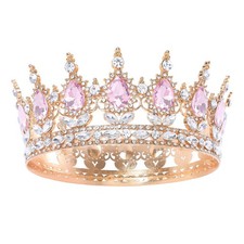 Tiara Pink Queen Crown Crystal