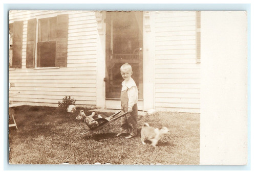 Early boy child rppc - boy,