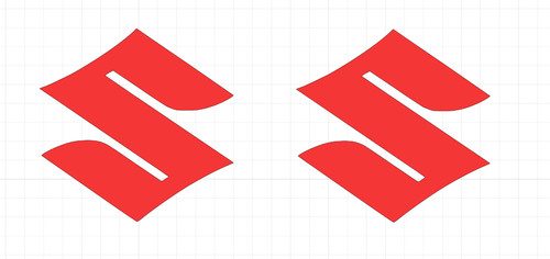 Suzuki logo replica tank - suzuki,