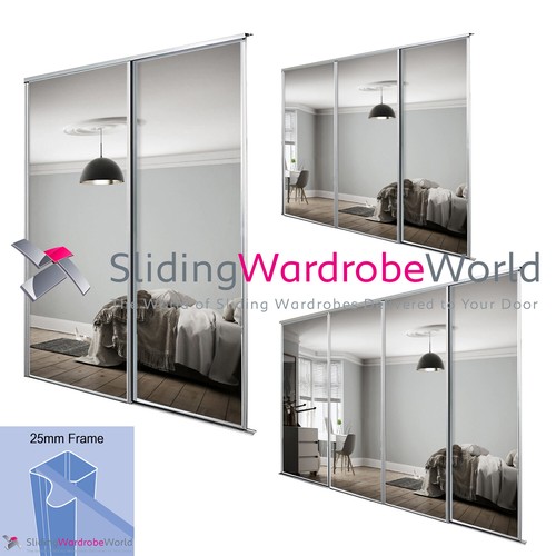 Spacepro silver framed - framed, mirror