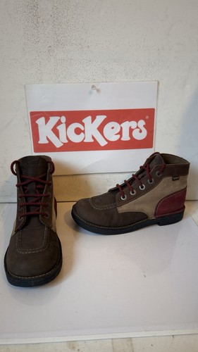 Kickers rare real leather - kickers,