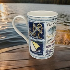 Dunoon Seaside Mug A Design By Jack Dadd Boats Ceramic Cup Made In Scotland