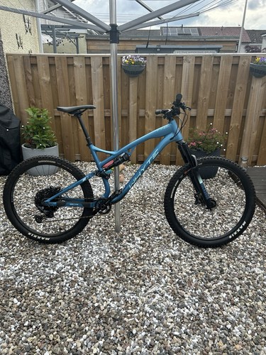 Adult blue mountain - adult, bike