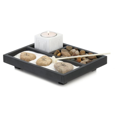 Tranquil zen garden set - tranquil, live