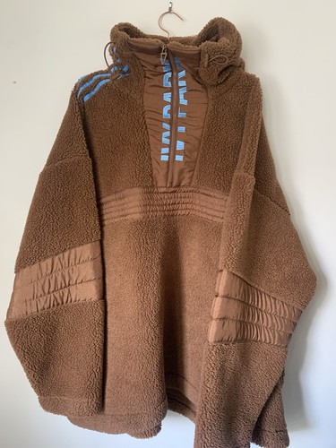 Adidas ivy park brown sherpa - x,