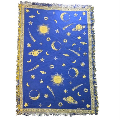 Vtg celestial woven throw - vtg,