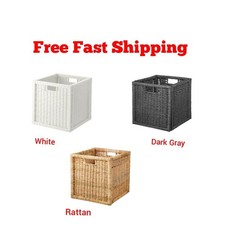 Hand-Woven Rattan Storage