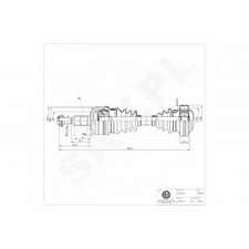 Rear Left Drive Shaft For VW