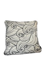 Cushion With  covers Black And White
