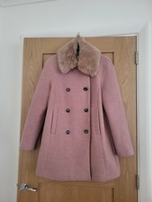 Zara Women's Dusky Pink Coat