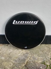 20" Ludwig Logo POWERSTROKE Bass Drum Head. NON-LOGO black also available.