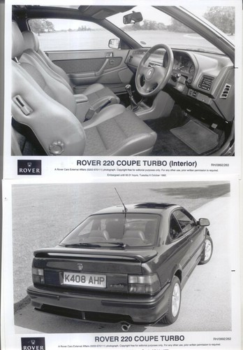 Rover 220 turbo coupe - rover,