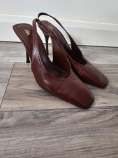 ZARA WOMAN FAUX-PATENT FINISH