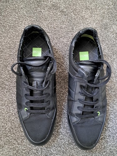 Hugo boss black leather shoes - hugo,