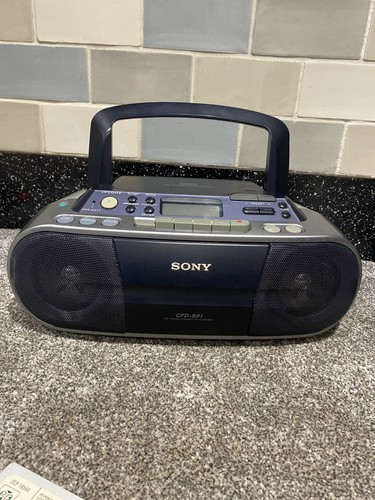 Sony cfd s01 portable boombox - sony, cfd-s01