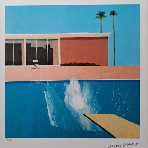 David hockney signed - hockney,