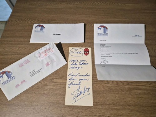 Signed stan lee letter - signed,