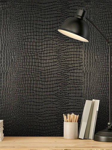 Matte black crocodile texture - matte,