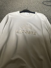 Large white Lacoste junper