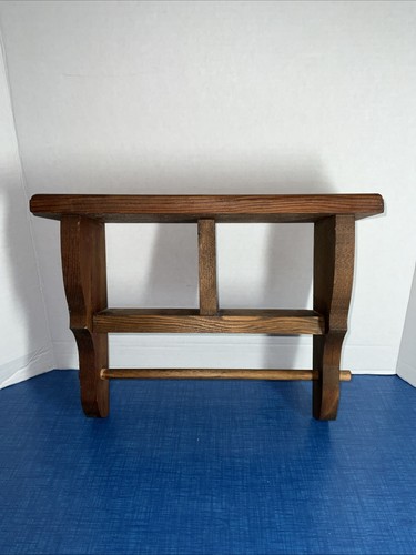 Vintage wood wall shelf - wood,