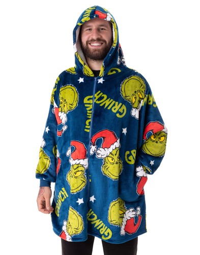 The grinch zip through blanket - grinch,