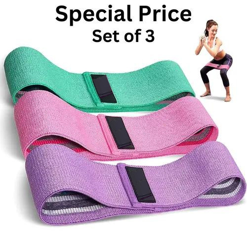 Fabric resistance bands - resistance, set