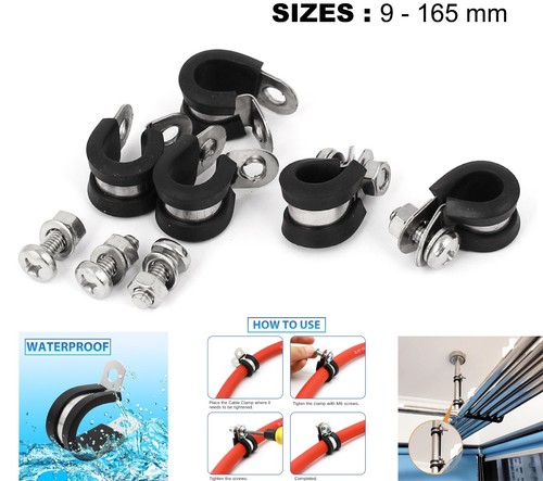 Clips rubber lined - clips,