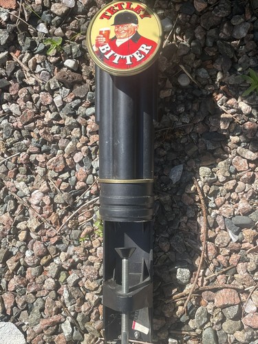 Tetley bitter beer pump handle - tetley,
