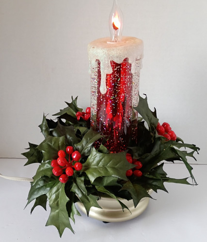 Vintage christmas lamp - 10",