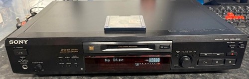 Sony mds je520 - sony,