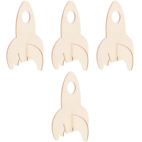 20pcs wooden diy rocket - diy, toys