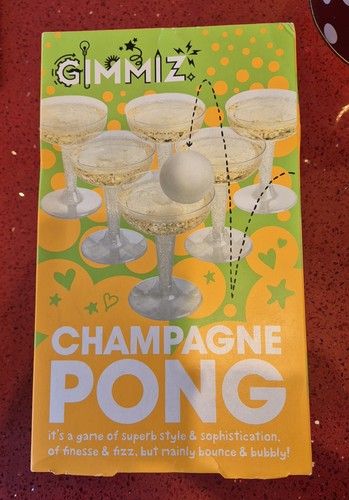 Champagne pong drinking - drinking, game