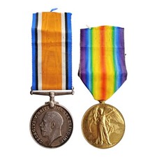 WW1 British War & Victory Pair