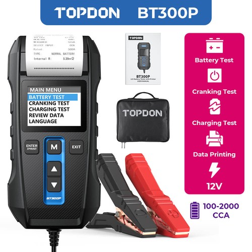 Topdon bt300p battery tester - bt300p,