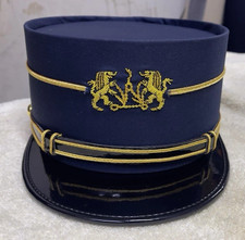 CIVIL ITALIAN WAGONS LITS WL CONDUCTOR UNIFORMS KEPIS C. 1950