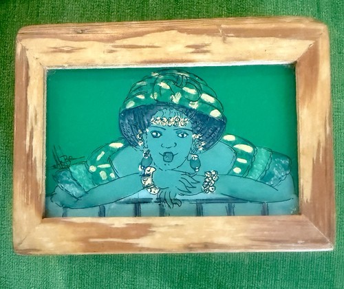 Senegalese reverse glass - senegalese,