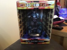 Dr WHO collectible 2004 . CYBERMAN  die cast  boxed 5 inch figure 