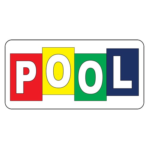 Pool retro vintage style metal - retro,