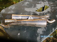 yamaha vmax v-max vmx1200 supertrapp rear exhaust silencers stainless steel  240