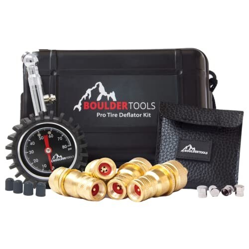 Tire deflators and - deflators,