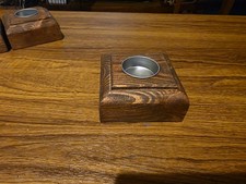 Rustic Wooden Tea-light Candle Holder