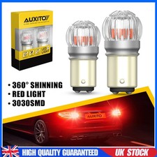 2Pcs 1157 BAY15D P21/5w Red