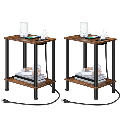 End tables with - end, charging