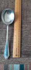 Antique Waring & Gallow Silver ?  Soup Spoons.