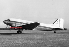SABENA.,  DC03.,   OO-AUV.,   Ringway 1953,    B/w PHOTOGRAPH