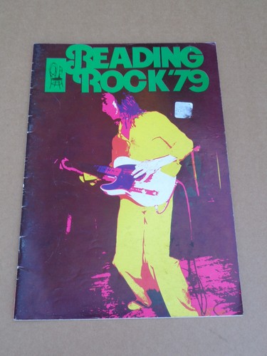 Reading rock 1979 programme - reading,