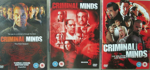 Criminal minds seasons 6 - criminal, 1/3/6