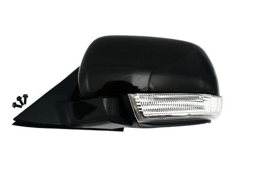 Door wing mirror - mirror, black