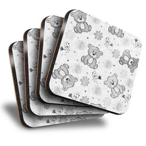 Set square coasters - square,