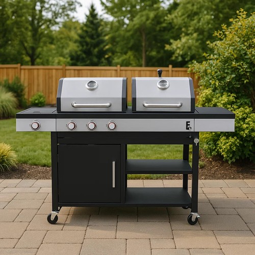 Dual fuel burner gas - burner, &